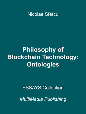cover image of Philosophy of Blockchain Technology